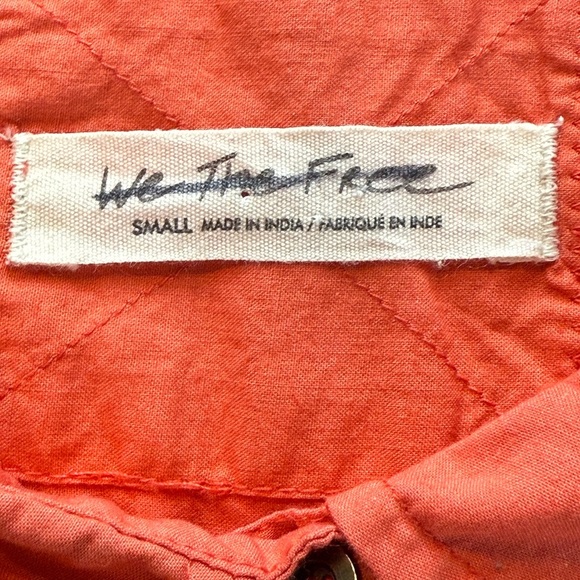 Free‎ People We The Free Freya poplin tunic size S in coral bright relaxed fit. - Picture 11 of 13